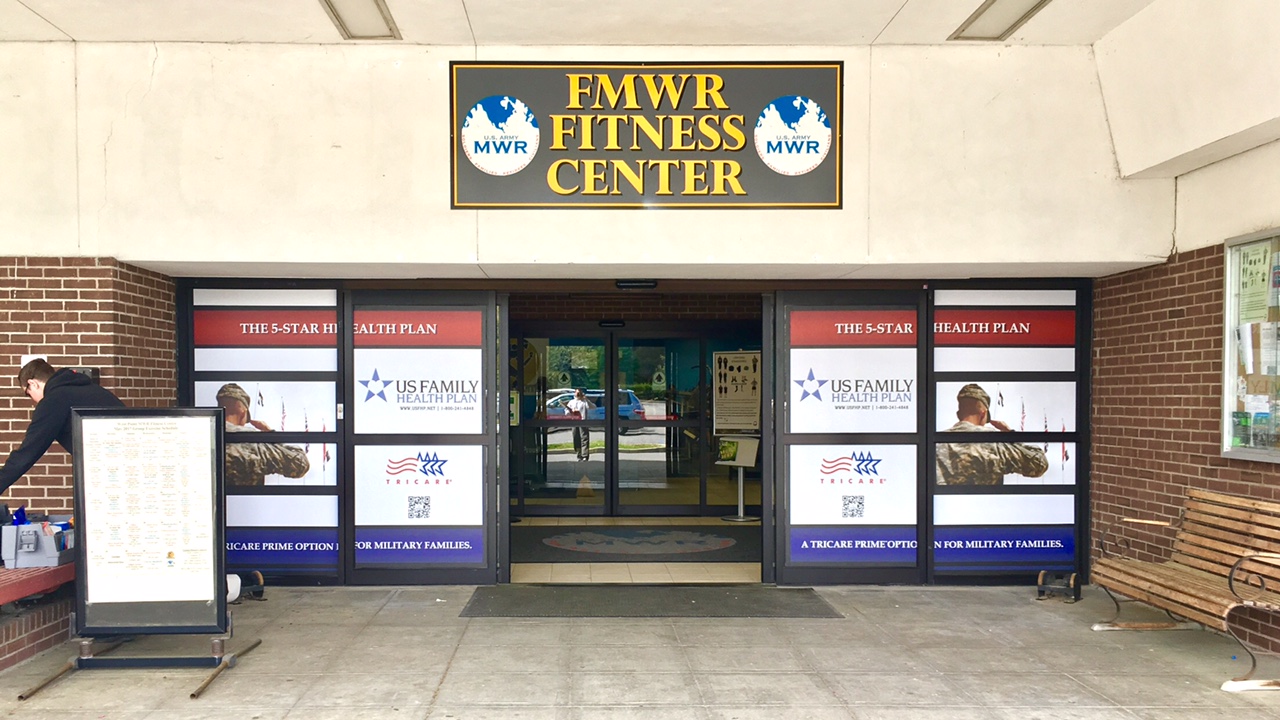 Fitness Center  - Window Wrap Advertising 
