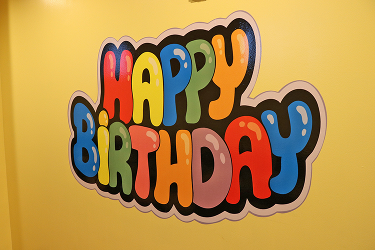 New Large Happy Birthday Wall Decal