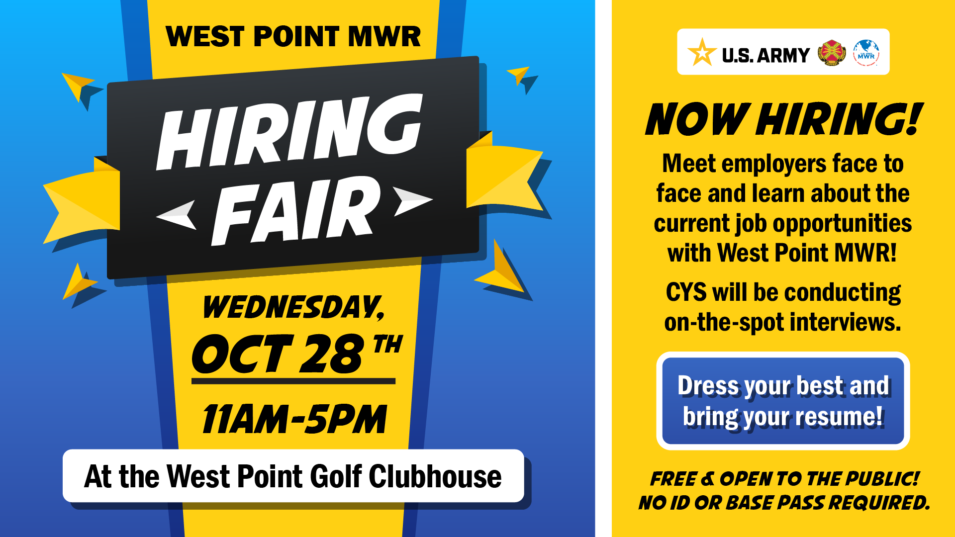 MWR Hiring Fair