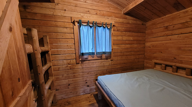 Mini Cabin Bedroom