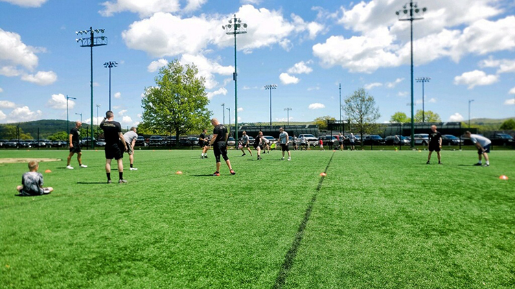 2021 Ultimate Frisbee game played at Daly Field