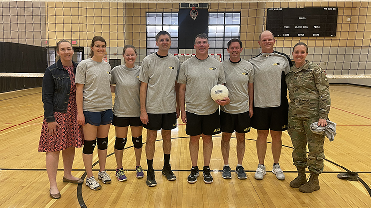2023 West Point North Division Noontime Volleyball Champions - Department of Math