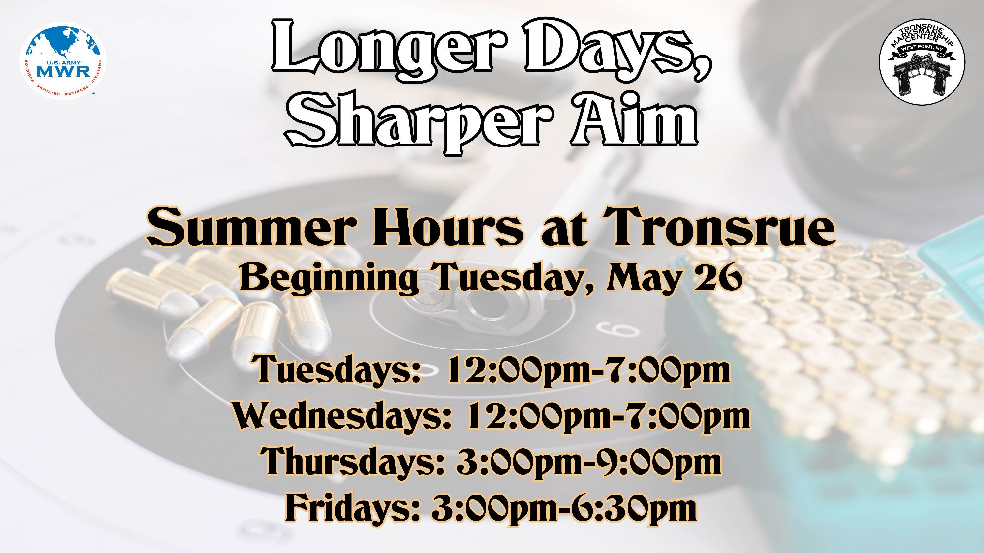 Summer Hours at Tronsrue