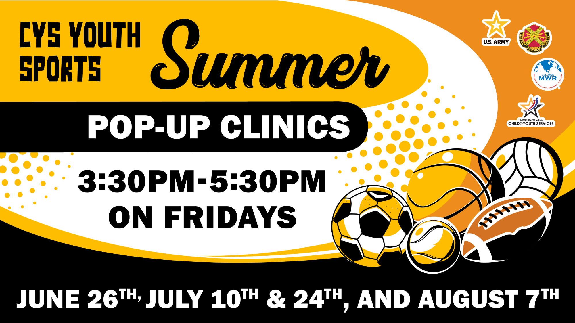 CYS Youth Sports Summer Pop-Up Clinics