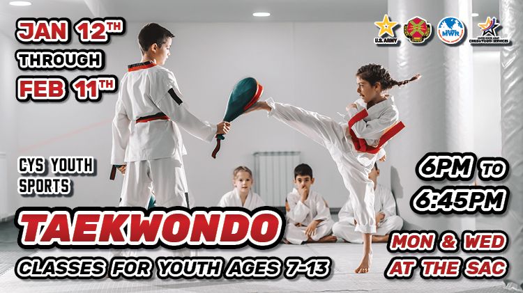 CYS Youth Sports Taekwondo Classes