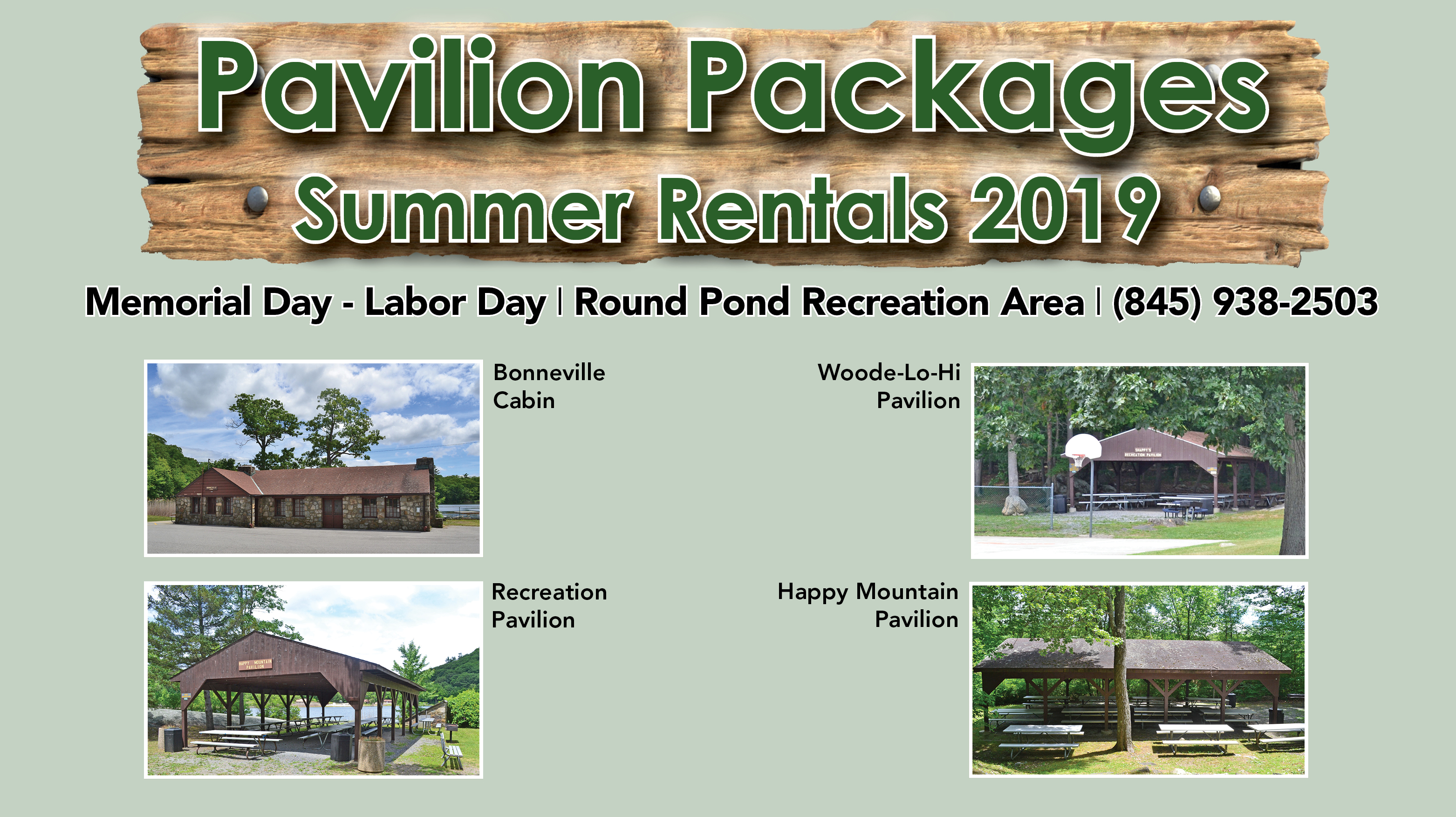 Pavilion Packages Summer 2019 Pavilion Packages Summer 2019