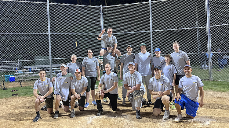 2023 West Point DFMWR Lower Division Summer Softball Champions Team - Staff & Faculty 